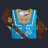 Modetrail Link Zelda Champion_s Tunic Hylian Shield Sweater Costume, The Legend of Zelda Costume S-5XL US Size, Gift For Him