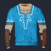 Modetrail Link Zelda Plain Version Sweatshirt Costume, The Legend of Zelda Costume S-5XL US Size, Gift For Him