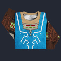 Modetrail Link Zelda Plain Version Sweater Costume, The Legend of Zelda Costume S-5XL US Size, Gift For Him