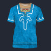 Modetrail Link Zelda Plain Version T-shirt Costume, The Legend of Zelda Costume S-5XL US Size, Gift For Him