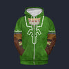Modetrail Link Zelda Iconic Plain Version Version Zip Hoodie Costume, The Legend of Zelda Costume S-5XL US Size, Gift For Him