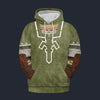 Modetrail Link Zelda Plain Version Hoodie Costume, The Legend of Zelda Costume S-5XL US Size, Gift For Him