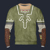 Modetrail Link Zelda Plain Version Sweatshirt Costume, The Legend of Zelda Costume S-5XL US Size, Gift For Him