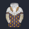 Modetrail France Louis XVI of France in Coronation Robes Fleece Zip Hoodie Costume, France Costume S-5XL US Size, Gift For Him