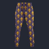 Modetrail France Louis XVI of France in Coronation Robes Sweatpants Costume, France Costume S-5XL US Size, Gift For Him