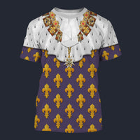 Modetrail France Louis XVI of France in Coronation Robes T-shirt Costume, France Costume S-5XL US Size, Gift For Him
