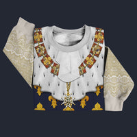 Modetrail France Louis XVIII of France in Coronation Robes Sweater Costume, France Costume S-5XL US Size, Gift For Him
