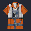 Modetrail Star Wars Luke Skywalker's Flight Hawaiian Shirt Costume, S-5XL US Size, Unisex Button Down Shirt