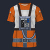 Modetrail Star Wars Luke Skywalker's Flight T-shirt Costume, S-5XL US Size, Gift For Him