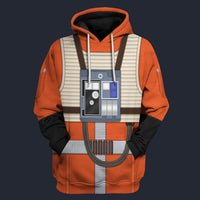 Modetrail Luke Skywalker_s Flight Version 2 Fleece Hoodie Costume, Star Wars Costume S-5XL US Size, Gift For Him