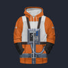 Modetrail Star Wars Luke Skywalker's Flight Zip Hoodie Costume, S-5XL US Size, Gift For Him