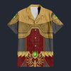 Modetrail Magic Armor Twilight Princess Link Hawaiian Shirt Costume, The Legend of Zelda Costume S-5XL US Size, Unisex Button Down Shirt