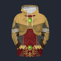 Modetrail Magic Armor Twilight Princess Link Tracksuit Costume Hoodie Sweatshirt T-Shirt Sweatpants, The Legend of Zelda Costume S-5XL US Size