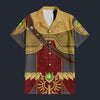 Modetrail Magic Armor Twilight Princess Link Shield Hawaiian Shirt Costume, The Legend of Zelda Costume S-5XL US Size, Unisex Button Down Shirt