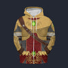 Modetrail Magic Armor Twilight Princess Link Shield Tracksuit Costume Hoodie Sweatshirt T-Shirt Sweatpants, The Legend of Zelda Costume S-5XL US Size