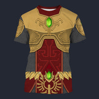 Modetrail Magic Armor Twilight Princess Link Tracksuit Costume Hoodie Sweatshirt T-Shirt Sweatpants, The Legend of Zelda Costume S-5XL US Size