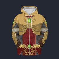 Modetrail Magic Armor Twilight Princess Link Zip Hoodie Costume, The Legend of Zelda Costume S-5XL US Size, Gift For Him