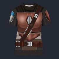 Modetrail Star Wars Mandalorian No Scratches T-shirt Costume, S-5XL US Size, Gift For Him