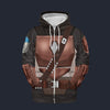 Modetrail Star Wars Mandalorian No Scratches Zip Hoodie Costume, S-5XL US Size, Gift For Him