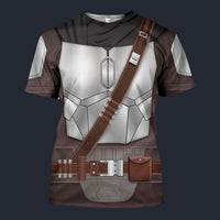 Modetrail Mandalorian Tracksuit Costume Hoodie Sweatshirt T-Shirt Sweatpants, Star Wars Costume S-5XL US Size