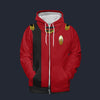 Modetrail Michael Burnham Fleece Zip Hoodie Costume, Star Trek Costume S-5XL US Size, Gift For Him