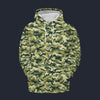 Modetrail Military Green Camo Fleece Hoodie Costume, Military Costume S-5XL US Size, Gift For Him