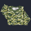 Modetrail Military Green Camo Tracksuit Costume Hoodie Sweatshirt T-Shirt Sweatpants, Military Costume S-5XL US Size