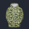 Modetrail Military Green Camo Zip Hoodie Costume, Military Costume S-5XL US Size, Gift For Him