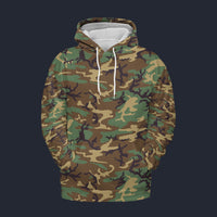 Modetrail Military camouflage U.S. Woodland Hoodie Costume, Military Costume S-5XL US Size, Gift For Him