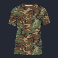 Modetrail Military camouflage U.S. Woodland Tracksuit Costume Hoodie Sweatshirt T-Shirt Sweatpants, Military Costume S-5XL US Size