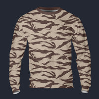 Modetrail Moroccan Lizard Desert Camo Long Sleeves Costume, Military Costume S-5XL US Size, Gift For Him