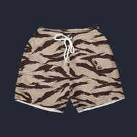 Modetrail Military Moroccan Lizard Desert CAMO Outfit Beach Short, Military Costume S-5XL US Size