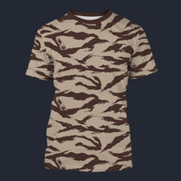 Modetrail Moroccan Lizard Desert Camo T-shirt Costume, Military Costume S-5XL US Size, Gift For Him