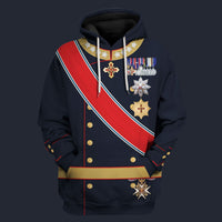 Modetrail Norway Harald V Tracksuit Costume Hoodie Sweatshirt T-Shirt Sweatpants, History Costume S-5XL US Size