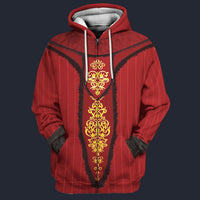 Modetrail Padmé Amidala Fleece Zip Hoodie Costume, Star Wars Costume S-5XL US Size, Gift For Him