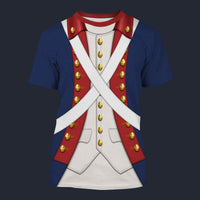 Modetrail Patriots Of The American Revolution T-shirt Costume, American Costume S-5XL US Size, Gift For Him