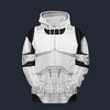 Modetrail Star Wars Phase I Armor Tracksuit Costume Hoodie Sweatshirt T-Shirt Sweatpants, S-5XL US Size
