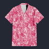 Modetrail Pink Camouflage Outfit Hawaiian Shirt And Shorts, Military Costume S-5XL US Size