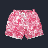 Modetrail Pink Camouflage Outfit Beach Short, Military Costume S-5XL US Size