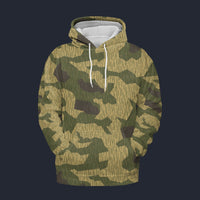 Modetrail Polish Splittermuster WZ56 Camo Fleece Hoodie Costume, Military Costume S-5XL US Size, Gift For Him