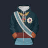 Modetrail Portugal Pedro V Zip Hoodie Costume, Portugal Costume S-5XL US Size, Gift For Him
