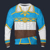 Modetrail Princess Zelda Attire Tracksuit Costume Hoodie Sweatshirt T-Shirt Sweatpants, The Legend of Zelda Costume S-5XL US Size