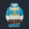 Modetrail Princess Zelda Attire Zip Hoodie Costume, The Legend of Zelda Costume S-5XL US Size, Gift For Him