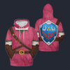 Modetrail Princess Zelda Skyward Sword Shield Hoodie Costume, The Legend of Zelda Costume S-5XL US Size, Gift For Him