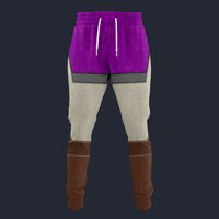 Modetrail Purple Link Attire Zelda Hylian Shield Sweatpants Costume, The Legend of Zelda Costume S-5XL US Size, Gift For Him