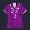 Modetrail Purple Link Attire Zelda Plain Version Version Hawaiian Shirt Costume, The Legend of Zelda Costume S-5XL US Size, Unisex Button Down Shirt