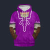 Modetrail Purple Link Attire Zelda Plain Version Version Tracksuit Costume Hoodie Sweatshirt T-Shirt Sweatpants, The Legend of Zelda Costume S-5XL US Size