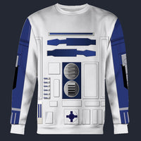 Modetrail R2-D2 Sweatshirt Costume, Star Wars Costume S-5XL US Size, Gift For Him