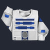 Star Wars R2 D2 Robot Tracksuit Costume Hoodie Sweatshirt T-Shirt Sweatpants, S-5XL US Size