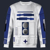 Modetrail R2-D2 Tracksuit Costume Hoodie Sweatshirt T-Shirt Sweatpants, Star Wars Costume S-5XL US Size